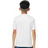Core 365 Youth White Capital Performance T-Shirt
