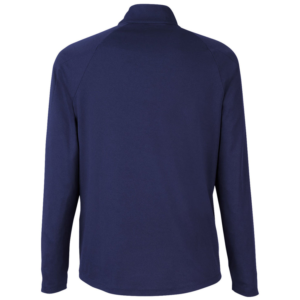 Core 365 Men's Classic Navy/Carbon Origin Performance Pique Quarter Zip