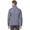 Core 365 Men's Classic Navy/White Venture Heathered Stripe Quarter-Zip