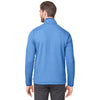 Core 365 Men's True Royal/White Venture Heathered Stripe Quarter-Zip