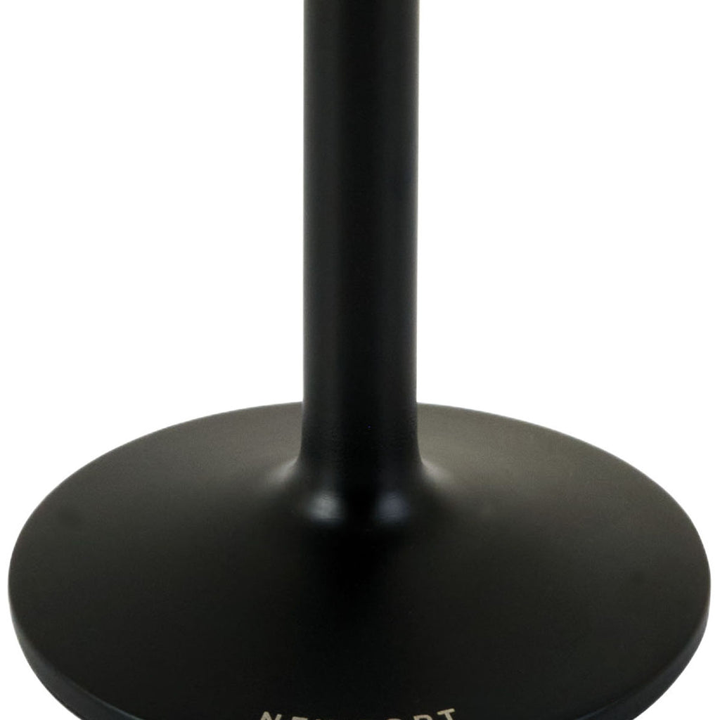 Snowfox Black 8 oz. Double Wall Steel Stemmed Martini Glass