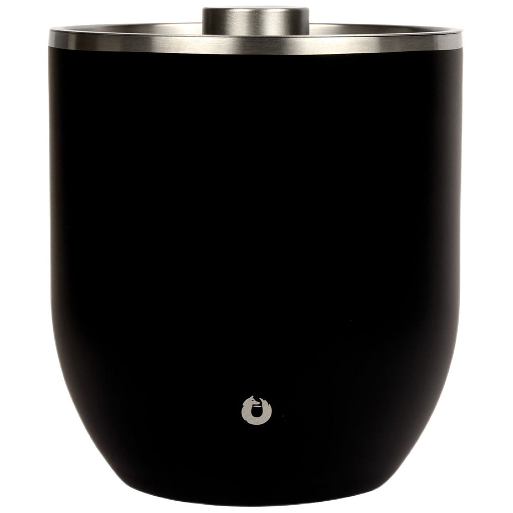 Snowfox Black 3L Double Wall Stainless Steel, Vacuum Insulated Ice Bucket