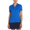 Callaway Women's Lapis Blue All Over Stitched Chevron Polo