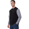 Levelwear Men's Black/Pebble Ultimate Crew