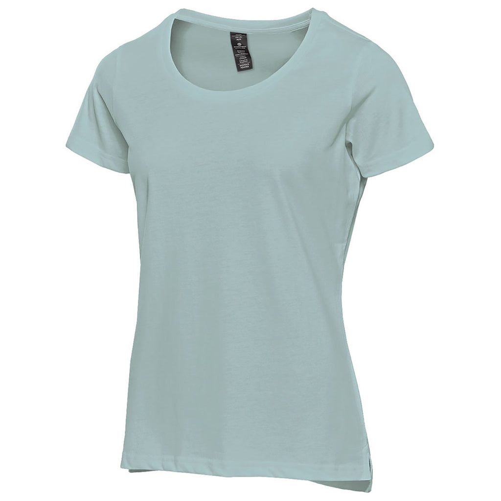 Stormtech Women's Ice Blue Heather Equinox Short Sleeve Tee