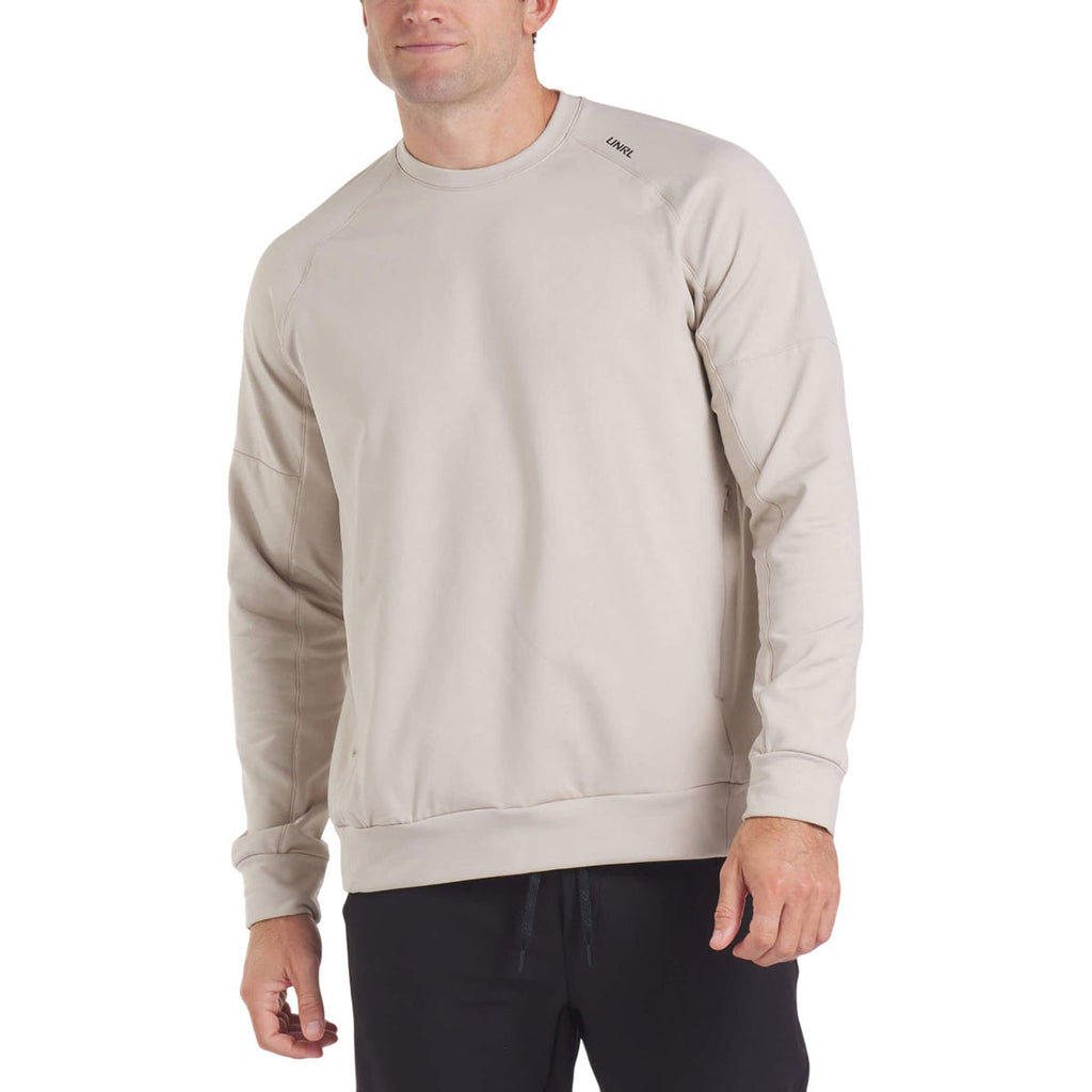 UNRL Unisex Sand Crossover Crewneck