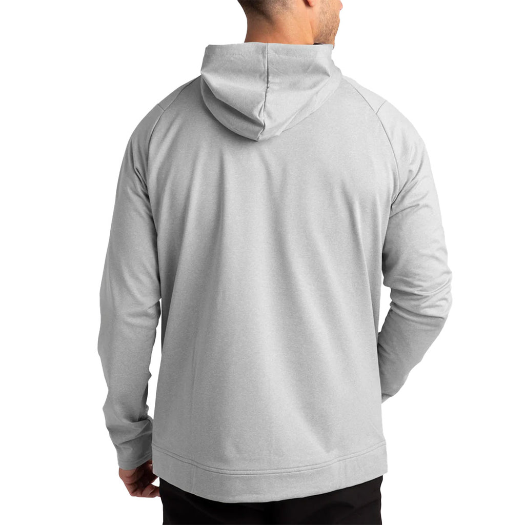 UNRL Unisex Heather Grey Crossover Hoodie II