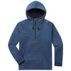 UNRL Men's Cavern Blue Crossover Half-Zip Hoodie