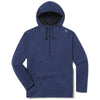 UNRL Men's Harbor Blue Crossover Half-Zip Hoodie