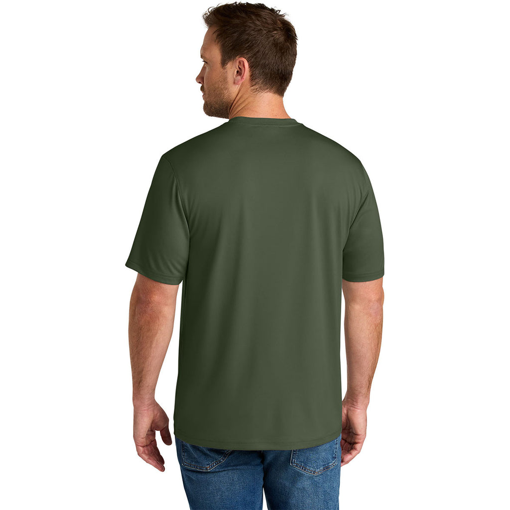 CornerStone Men's Tactical Green Workwear Pro Short Sleeve Tee