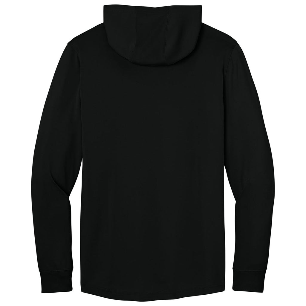 CornerStone Men's Black Workwear Pro Long Sleeve Hooded Tee
