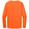 CornerStone Men's Safety Orange Workwear Pro Long Sleeve Pocket Tee