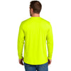CornerStone Men's Safety Yellow Workwear Pro Long Sleeve Pocket Tee