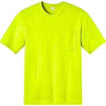 CornerStone Men's Safety Yellow Workwear Pro Short Sleeve Pocket Tee