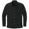 CornerStone Men's Black Soft Shell Shirt Jacket
