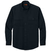 CornerStone Men's Navy Blue Long Sleeve Select Ripstop Shirt