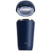 TOPL Navy 12 oz. Double Wall, Recycled Stainless Steel 360° Tumbler