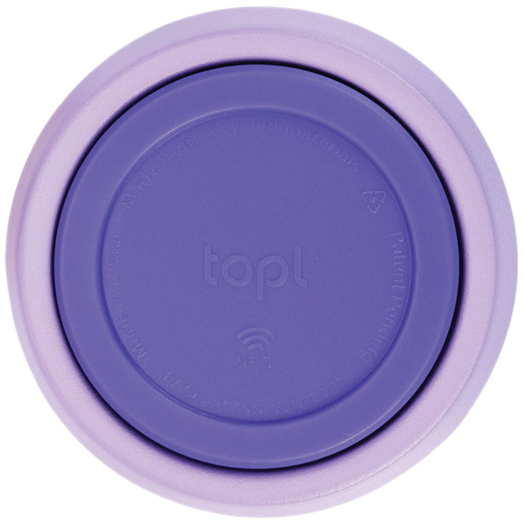 TOPL Purple 16 oz. Double Wall, Recycled Stainless Steel 360° Tumbler