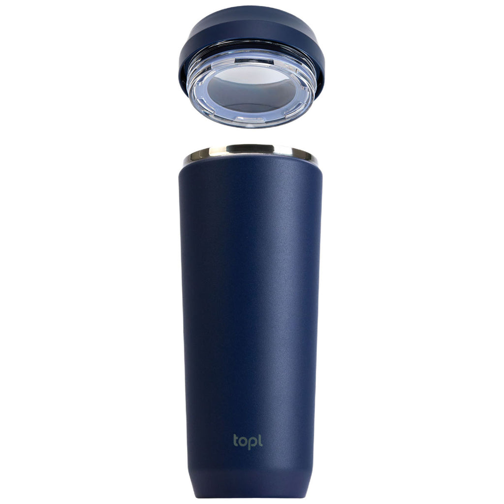 TOPL Navy 20 oz. Double Wall, Recycled Stainless Steel 360° Tumbler