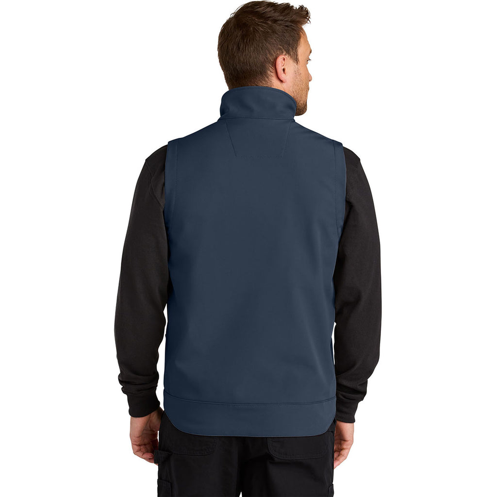 Carhartt Men's Navy Rain Defender Soft Shell Vest
