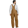 Carhartt Unisex Carhartt Brown Firm Duck Insulated Bib Overalls