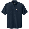 Carhartt Men's Navy Force Sun Defender Short Sleeve Shirt
