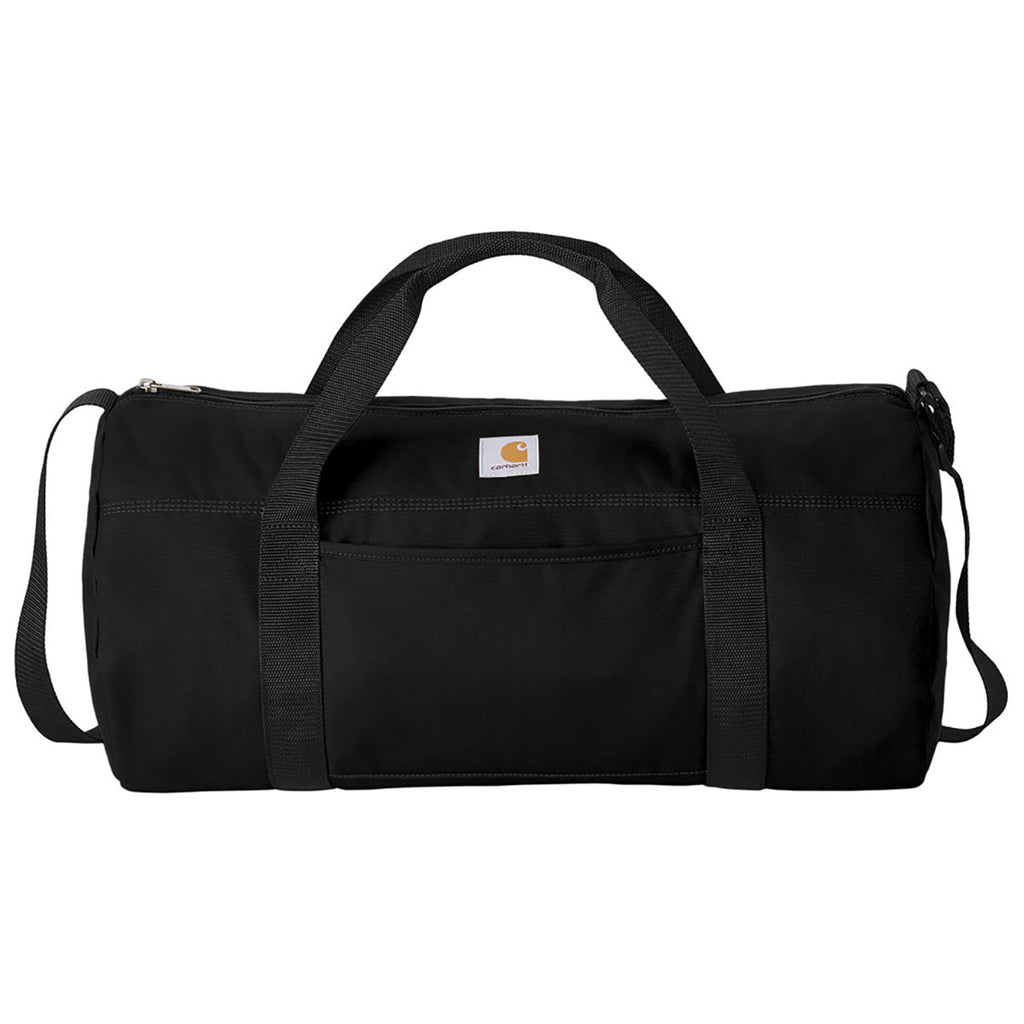 Carhartt Black Canvas Packable Duffel with Pouch