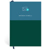 Papier Navy/Dark Green Colorblock Gratitude Journal