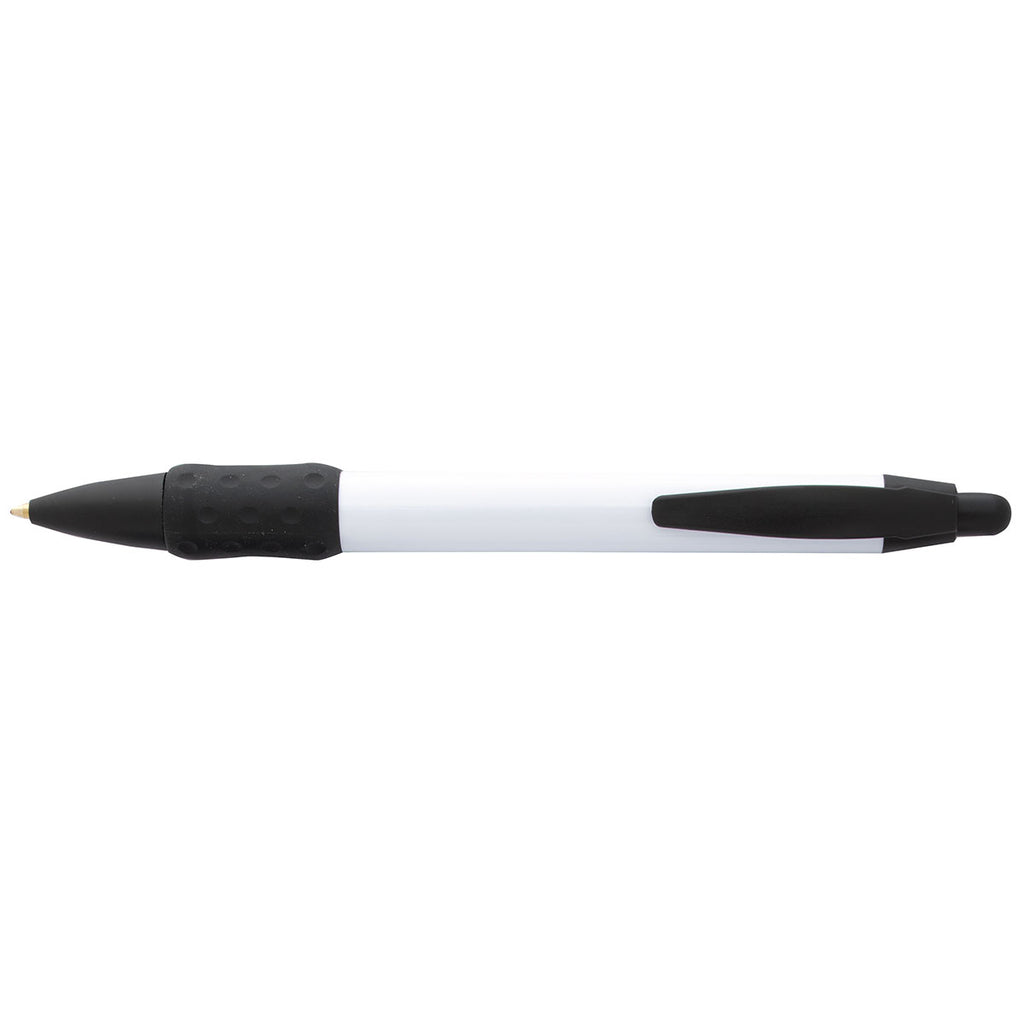 Koozie Group Black Digital Widebody Uni-Color Grip Pen