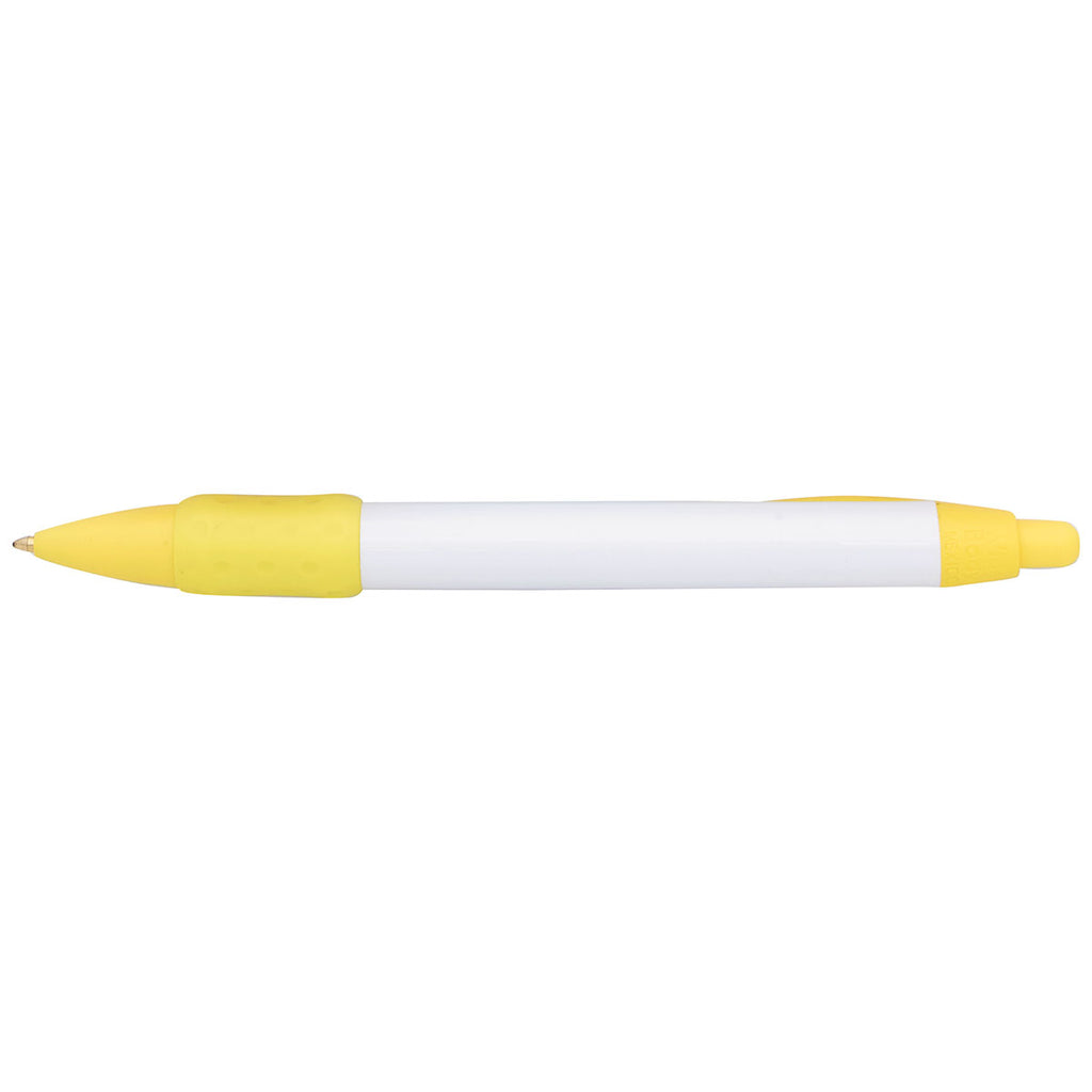 Koozie Group Yellow Digital Widebody Uni-Color Grip Pen