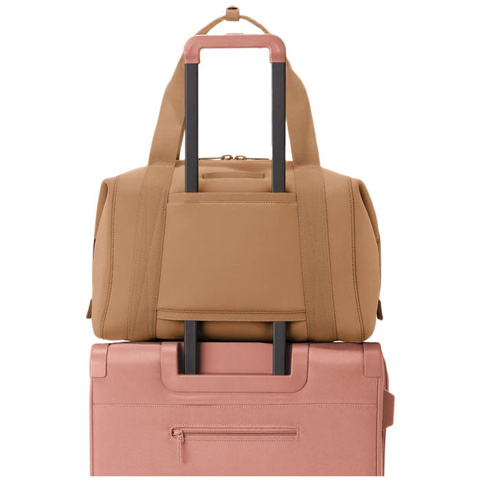 Dagne Dover Camel Landon Neoprene Carryall Bag - Large