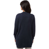 Devon & Jones Women's Navy New Classics Open Cardigan Sweater