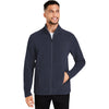 Devon & Jones Men's Navy CrownLux Performance Fleece Full-Zip