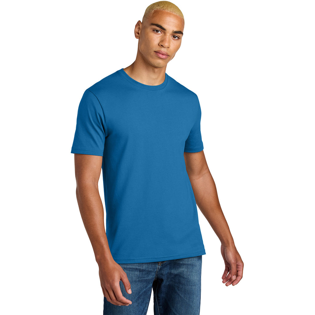 District Unisex Bright Blue Perfect Weight Icon Tee