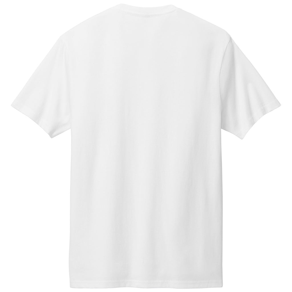 District Unisex Bright White Perfect Weight Icon Tee