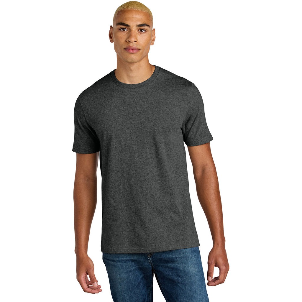 District Unisex Heathered Charcoal Perfect Weight Icon Tee