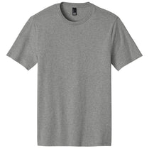 District Unisex Heathered Steel Perfect Weight Icon Tee