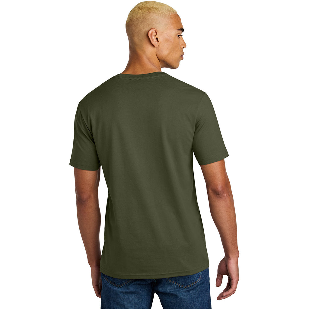 District Unisex Military Green Perfect Weight Icon Tee