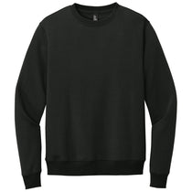 District Men's Jet Black Perfect Weight Fleece Crew