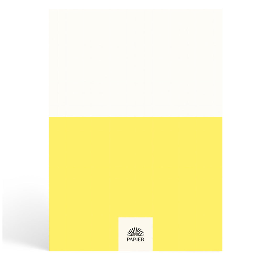 Papier Yellow Demi Daily Planner