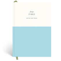 Papier Mid Blue Demi Dotted Notebook