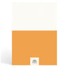 Papier Orange Demi Plain Notebook