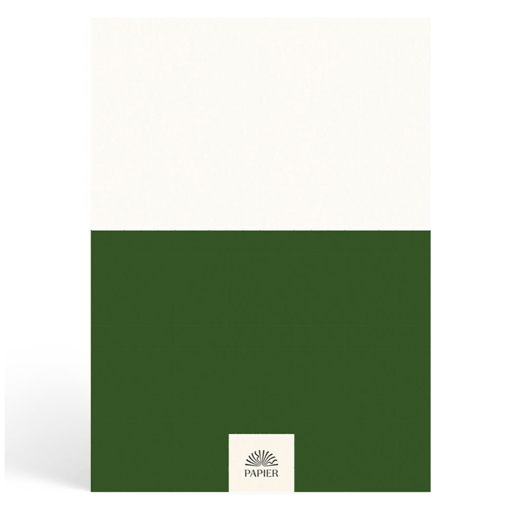 Papier Dark Green Demi Wellness Journal