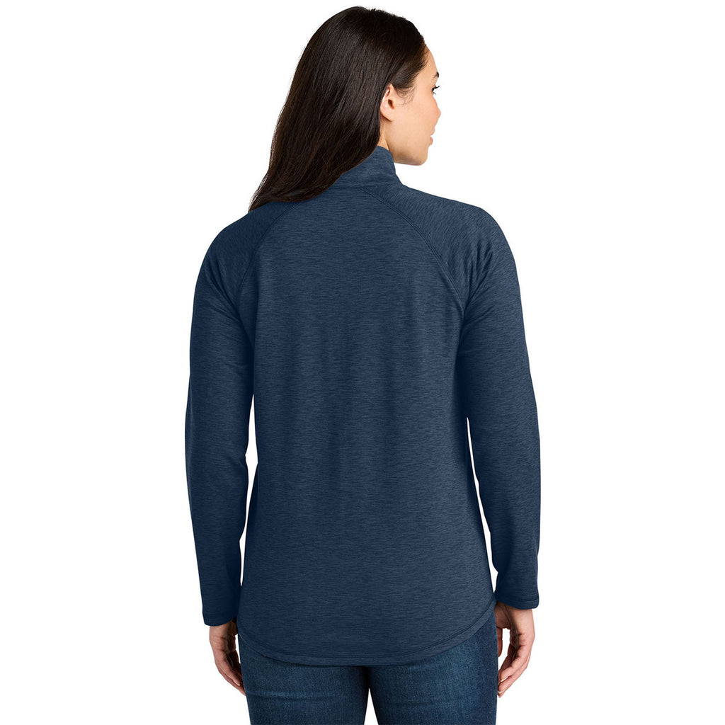 Eddie Bauer Women's River Blue Navy Heather Adventurer Full Zip
