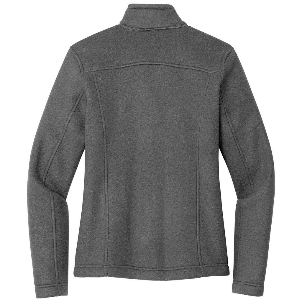 Eddie Bauer Women's Grey Steel Full-Zip Fleece Jacket
