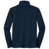 Eddie Bauer Men's Navy Full-Zip Microfleece Jacket