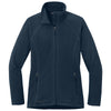 Eddie Bauer Women's Navy Full-Zip Microfleece Jacket
