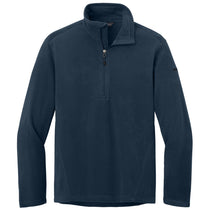 Eddie Bauer Men's Navy Half Zip Microfleece Jacket