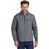 Eddie Bauer Men's Charcoal Grey Heather Shirt Jacket