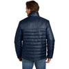 Eddie Bauer Men's River Blue Navy Quilted Jacket